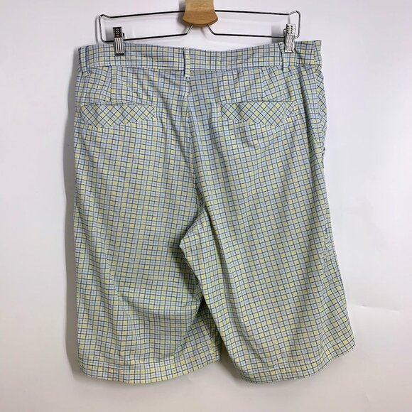 Lululemon Men's Commision Plaid 10 Inseam Stretch Golf Chino Short Size 36‎ - Picture 2 of 12